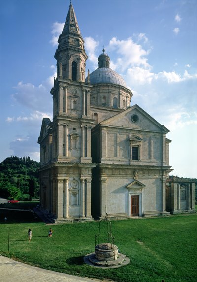 Vue extérieure montrant le campanile détaché et le dôme, 1518-45 - Antonio da Sangallo